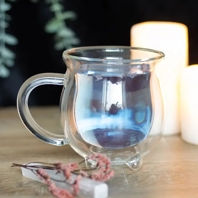 Mug transparent double paroi – Style potion magique