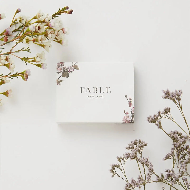 Boucles d’oreilles marguerite Fable England – Plaqué or