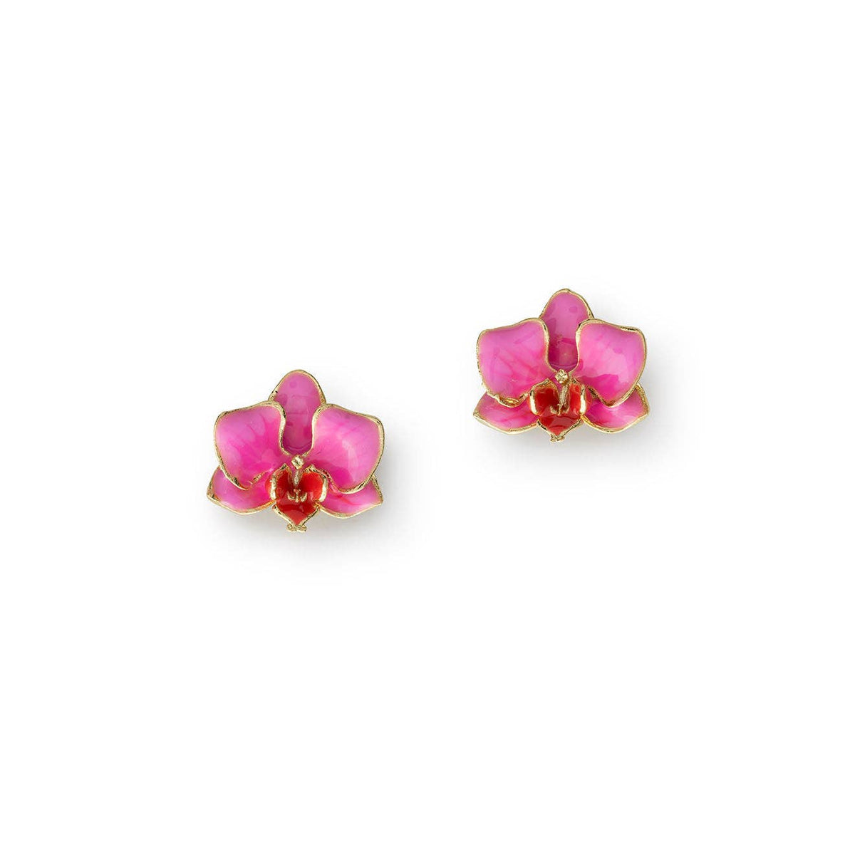 Clous d'oreilles Orchidée - Bill Skinner