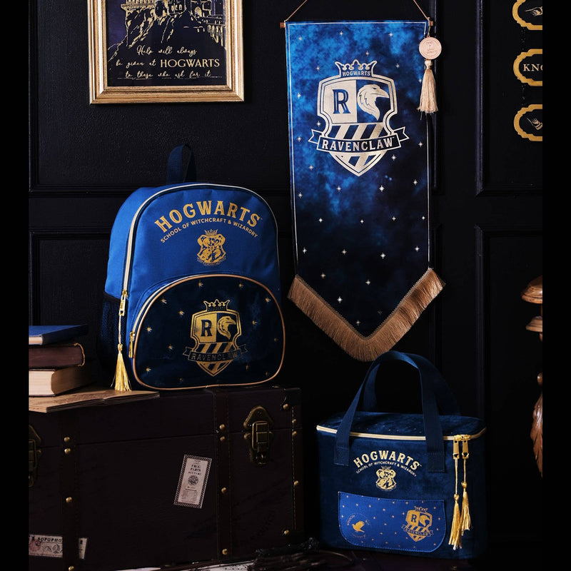 Sac à lunch Serdaigle – Velours bleu