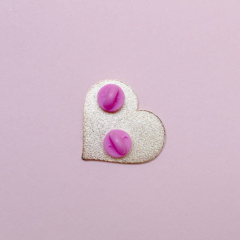 Pin’s Glitter Punk – Loutres Amoureuses – Ciel étoilé noir