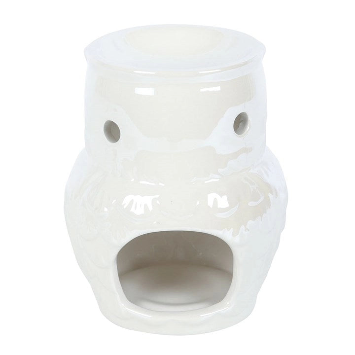 Brûle-parfum hibou irisé – Ambiance mystique