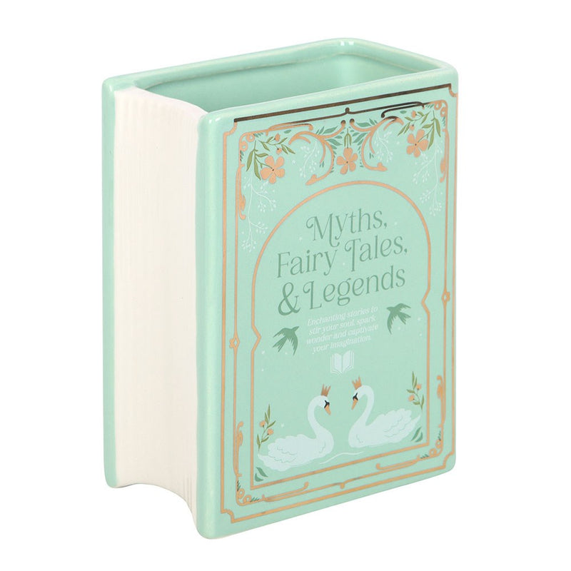 Vase Livre Vert « Myths, Fairy Tales & Legends » en Céramique – Collection The Book Club