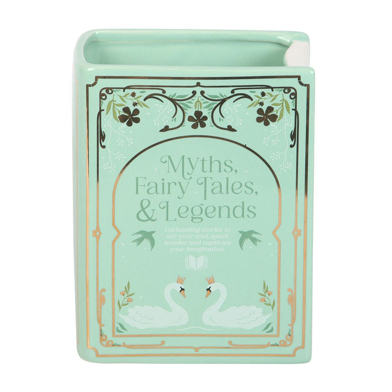 Vase Livre Vert « Myths, Fairy Tales & Legends » en Céramique – Collection The Book Club