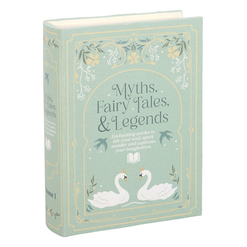 Boîte de Rangement Livre Vintage Vert Pastel – Collection The Book Club