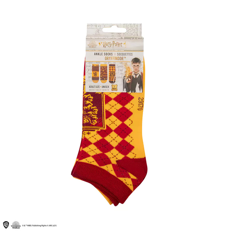 Chaussettes Harry Potter – Lot de 3 paires Gryffondor – Taille 35/45