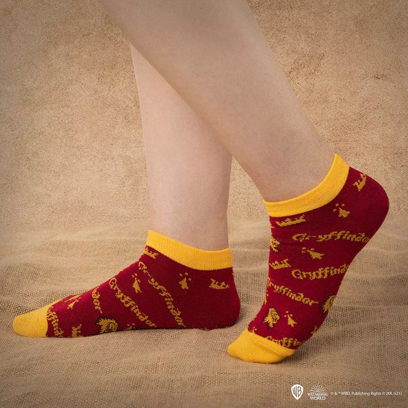 Chaussettes Harry Potter – Lot de 3 paires Gryffondor – Taille 35/45