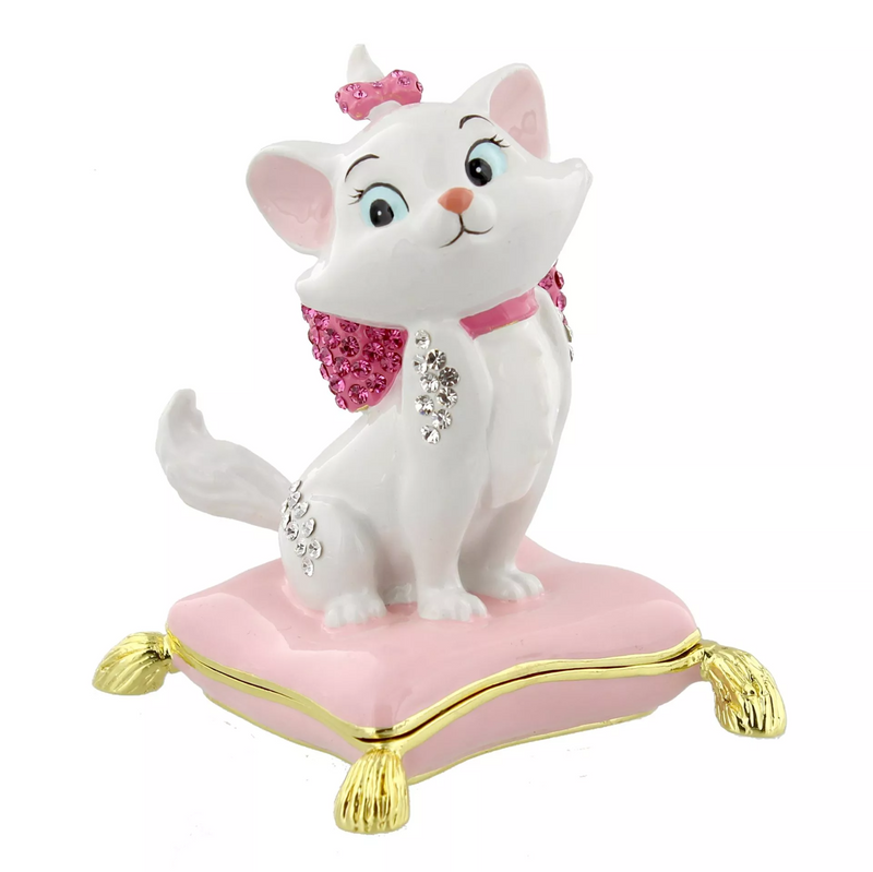Boîte à bijoux Marie – Les Aristochats – Émaillée avec strass