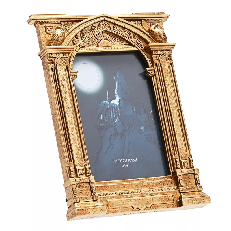 Cadre photo Harry Potter doré – Style Poudlard