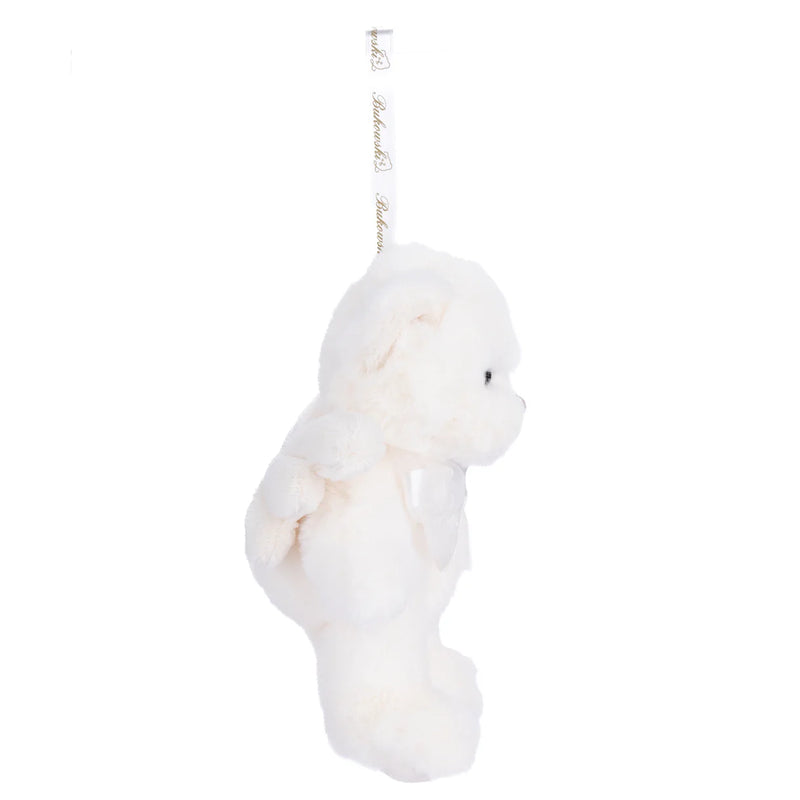 Peluche Bukowski Dillon ange – ourson crème avec ailes et nœud