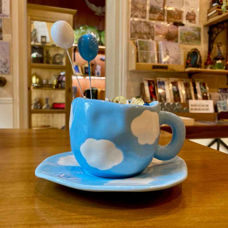 Bougie Exclusive - Tasse Nuage "Là-haut" - Parfum CARAMEL