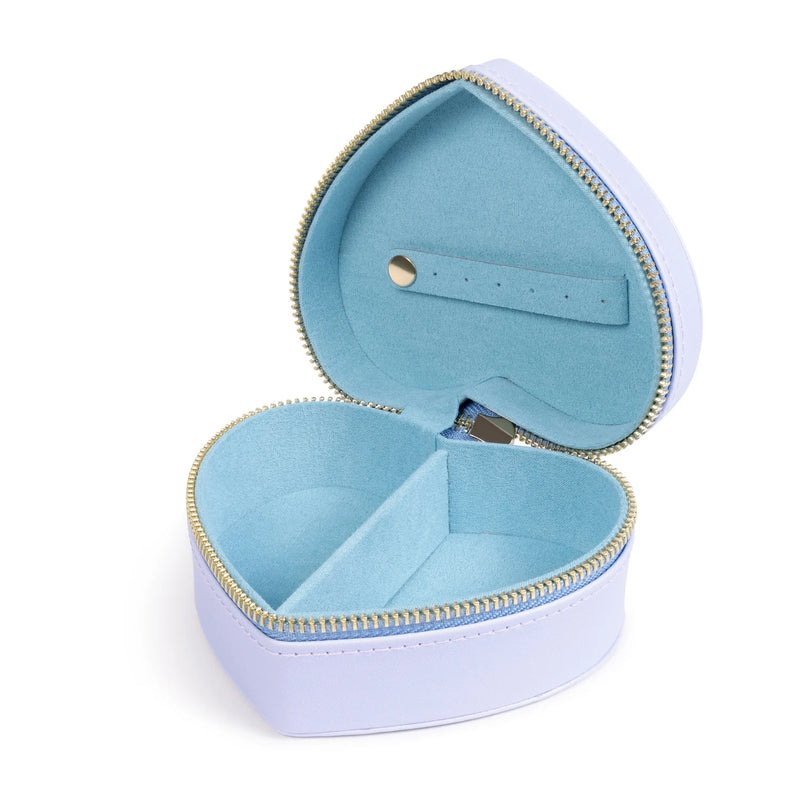 Boîte à bijoux Disney Stitch & Angel – Format cœur – Lilas pastel