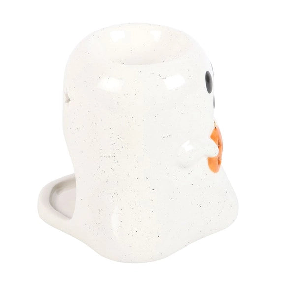 Brûle-parfum à Huile et Cire Fantôme avec Citrouille – Collection Peekaboo Halloween