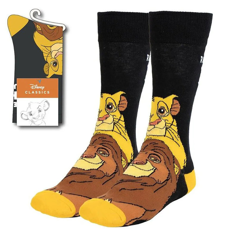Chaussettes Le Roi Lion – Simba & Mufasa – Taille 36-43 – Licence Officielle Disney