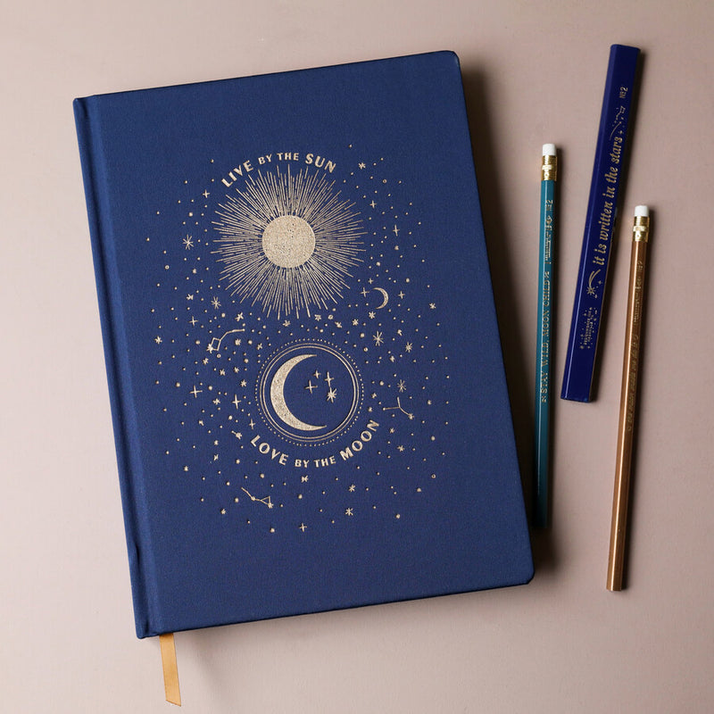 Carnet Relié Live by the Sun – Love by the Moon – 200 pages lignées