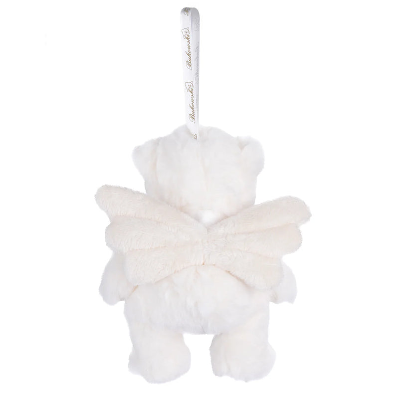 Peluche Bukowski Dillon ange – ourson crème avec ailes et nœud