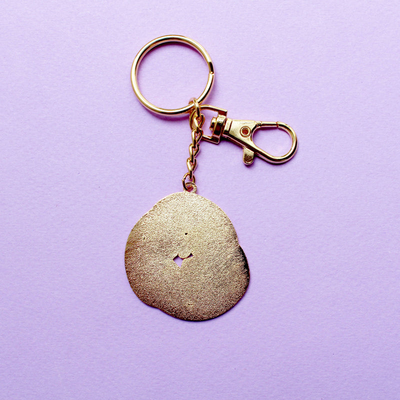 Porte-clés – Trio de chats Soleil, Lune et Étoiles