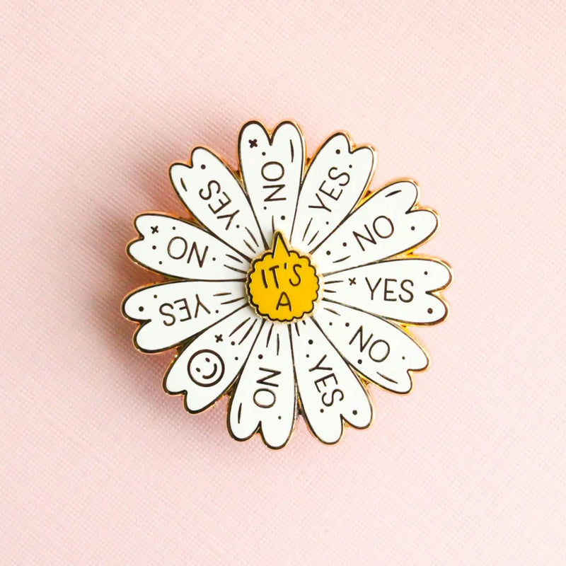 Pin's ROUE de la CHANCE Marguerite Interactive