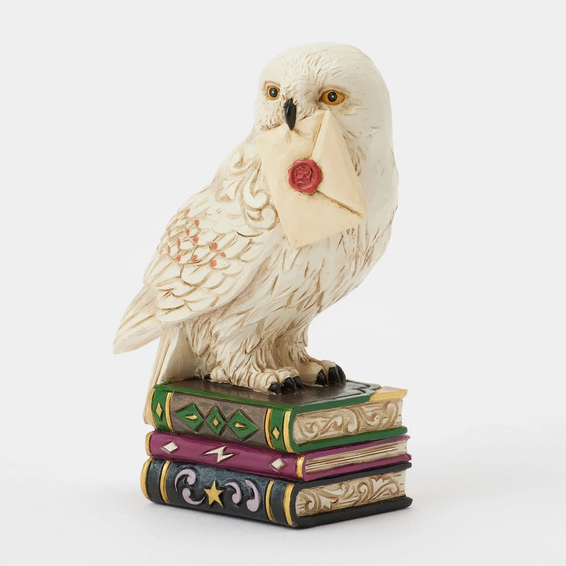 Figurine Harry Potter – Mini Hedwige avec Lettre par Jim Shore – 9 cm