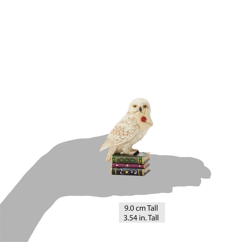 Figurine Harry Potter – Mini Hedwige avec Lettre par Jim Shore – 9 cm