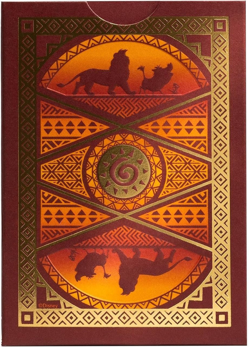 Jeu de cartes Bicycle – Disney Le Roi Lion - Edition dorée