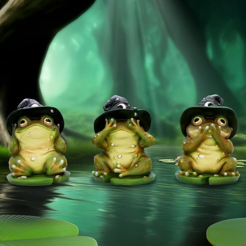 Les 3 Sages Grenouilles Sorcières - Mantra féerique de protection
