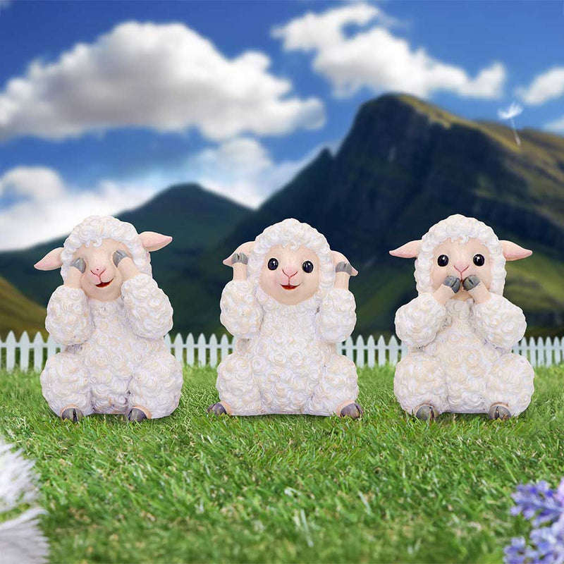 Les 3 Sages Moutons - Sagesse douce et bienveillante