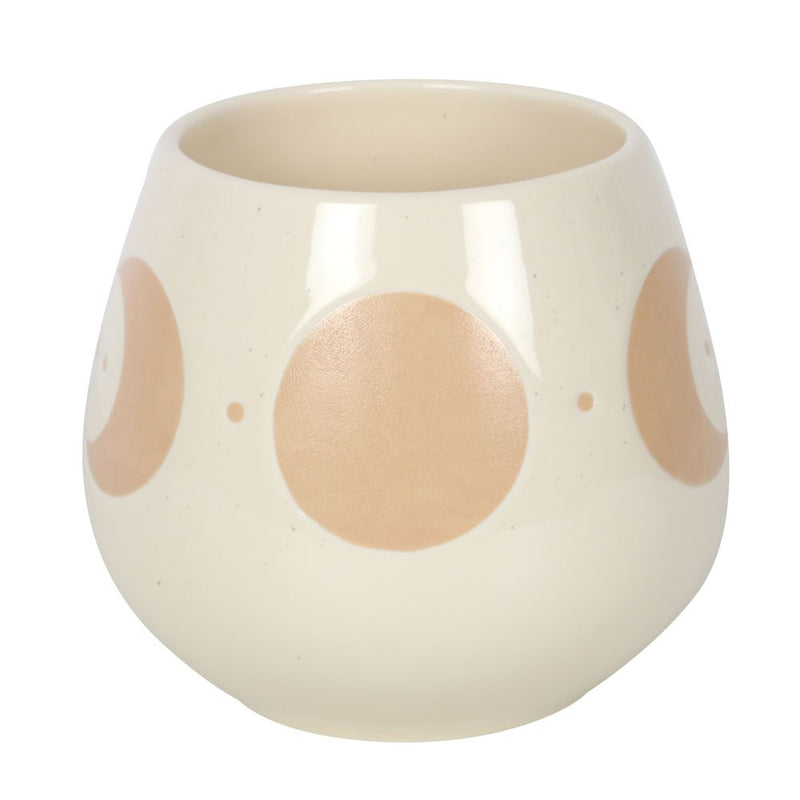 Mug Rond Phases de Lune en Céramique