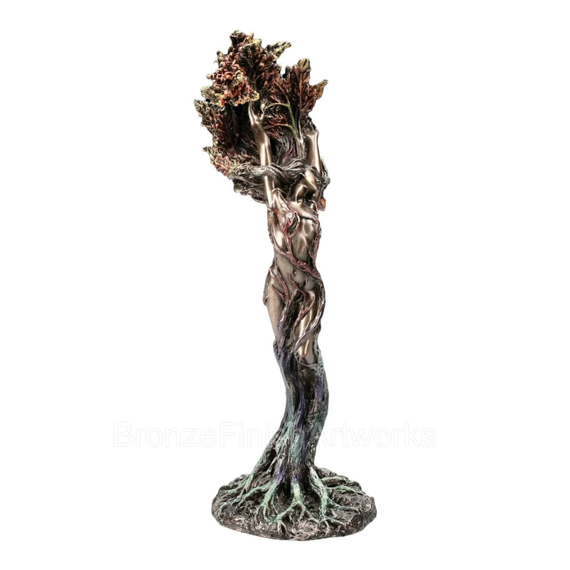 Statuette Nymphe Arbre de Vie – Effet bronze – Veronese Design