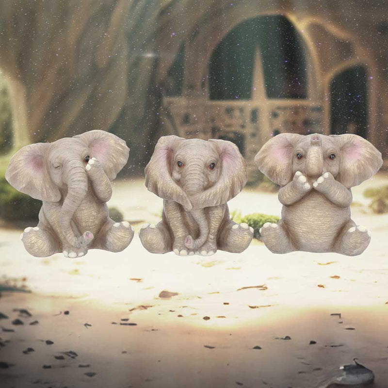 Les 3 Sages Éléphants - Mantra protecteur