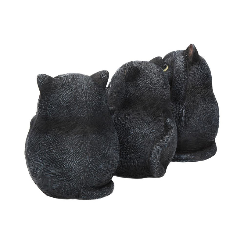 Les 3 Sages Chats Noirs – Mantra félin de protection
