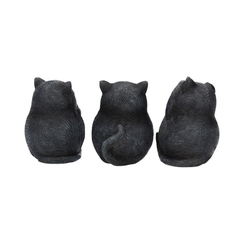 Les 3 Sages Chats Noirs – Mantra félin de protection