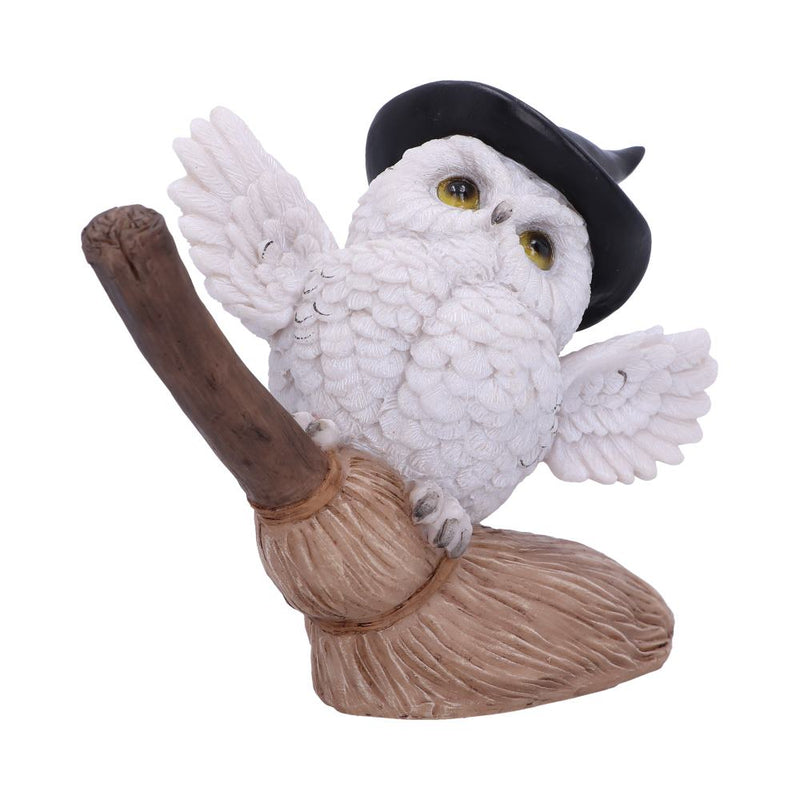 Figurine Chouette Magique sur Balai - Style Hedwige