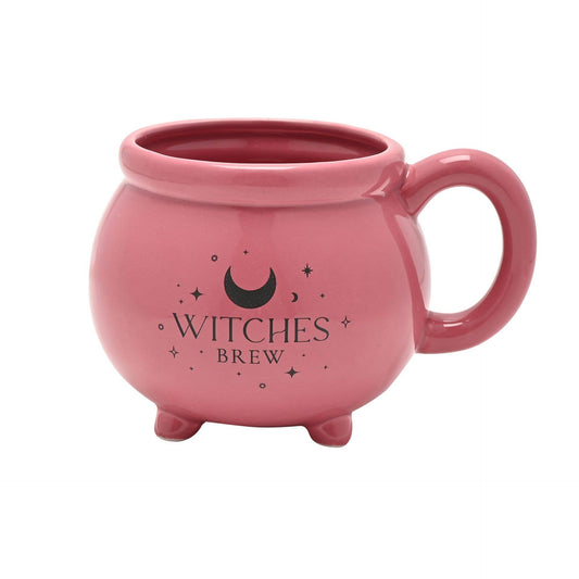 Mug Tasse Chaudron Rose Foncé "Breuvage de Sorcières"