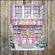 Enseigne en métal de librairie d'hiver – Art de lecture de Book Haven