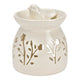 Brûle-parfum à huile et fondants en céramique – Oiseau décoratif blanc