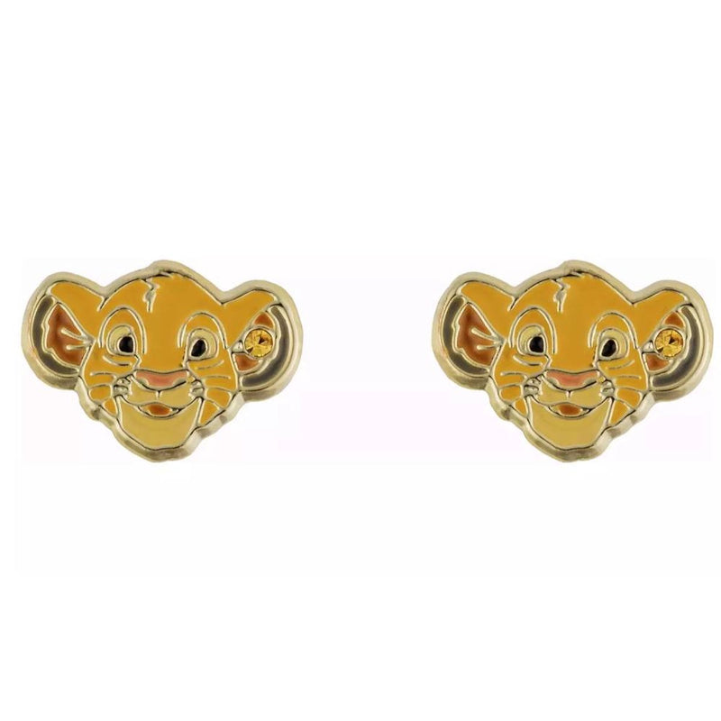 Boucles d’oreilles Disney Simba – Plaqué or