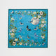 Foulard carré Midnight Garden – Papillons, fleurs et lune – Fable England