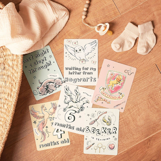 Cartes étapes bébé Harry Potter – Set de 24 cartes magiques illustrées – Wizarding World