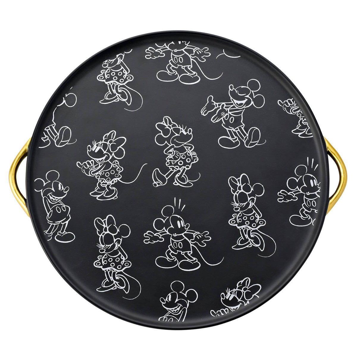 Plateau rond Disney – Mickey & Minnie esquissés