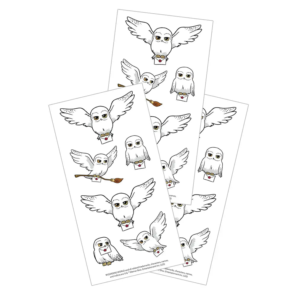 Stickers Harry Potter – Hedwige la chouette – 3 planches