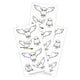 Stickers Harry Potter – Hedwige la chouette – 3 planches