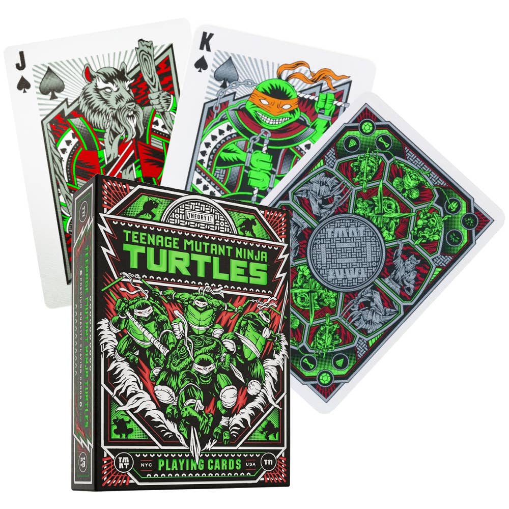 Cartes à jouer Teenage Mutant Ninja Turtles par Theory11