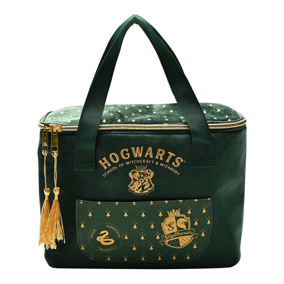 Sac à lunch Serpentard – Velours vert
