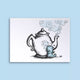 Carte postale “Petit Dragon & Théière”