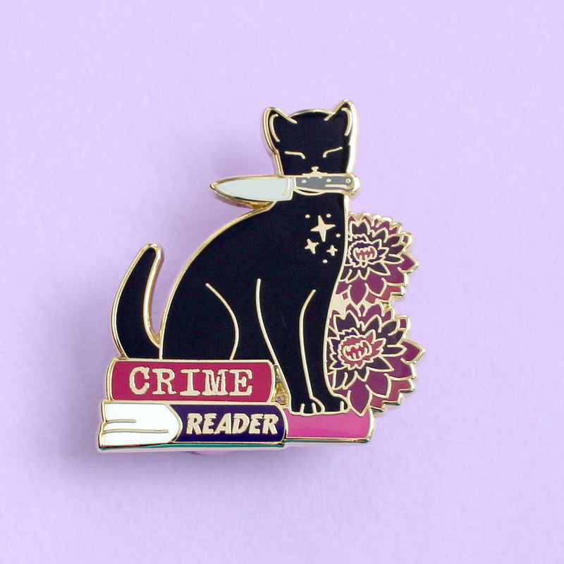 Pin’s Chat Noir – Lecteur de polars
