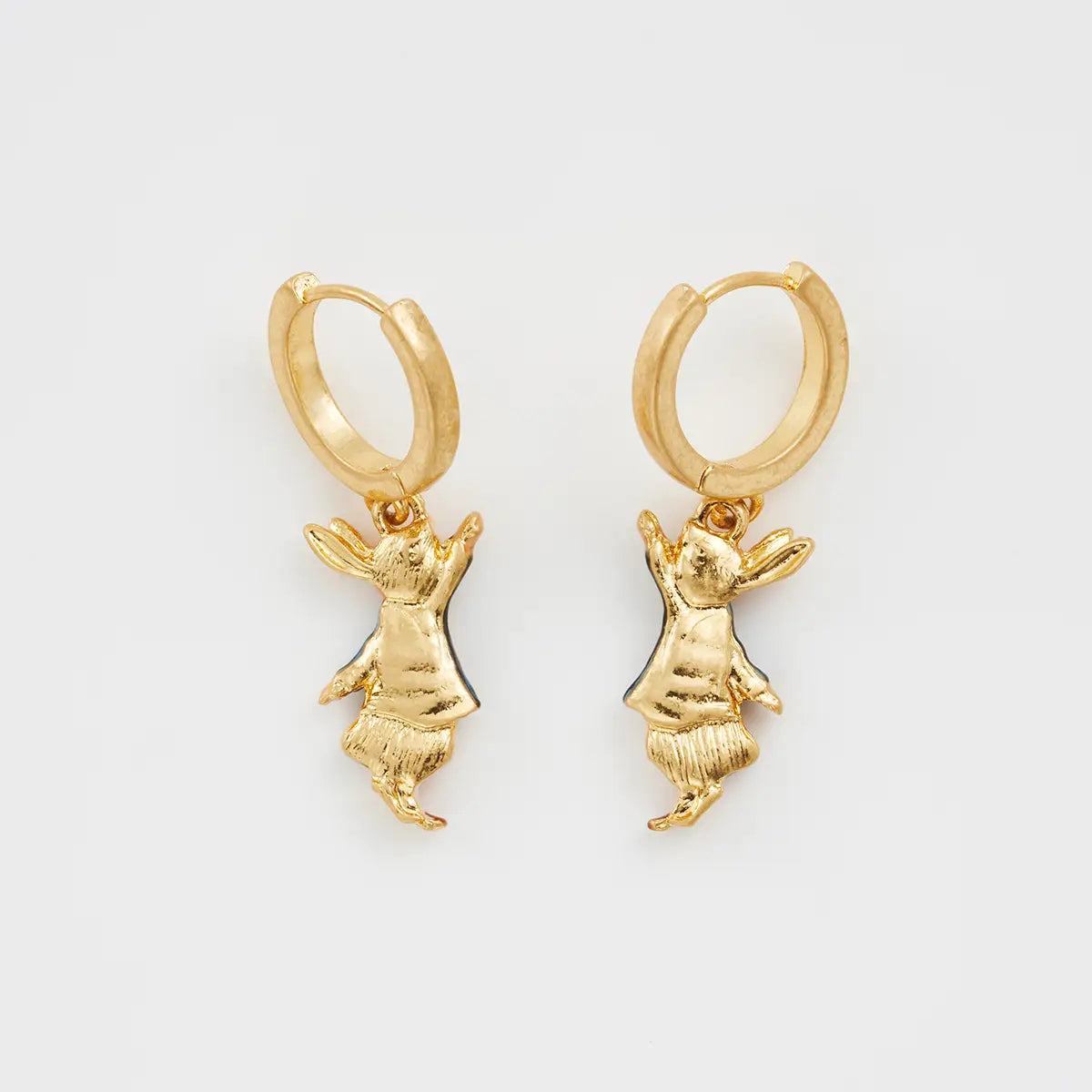 Boucles d’oreilles Fable England – Peter Rabbit en émail peint à la main