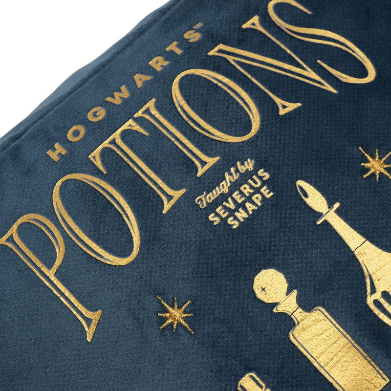 Trousse de toilette Harry Potter – Potions de Poudlard – Velours bleu et doré