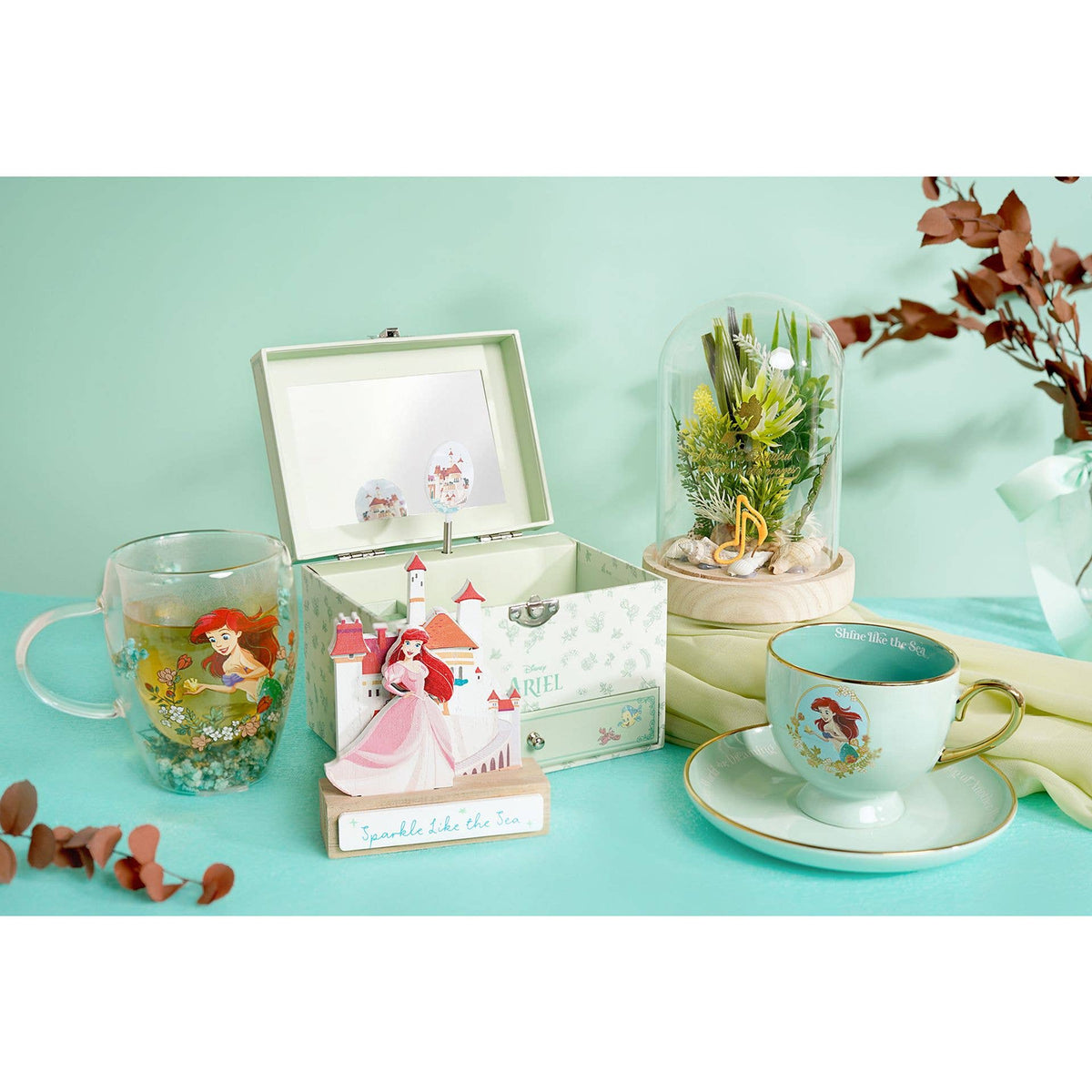 Mug double paroi Disney Princesse Pastel – Ariel (La Petite Sirène)