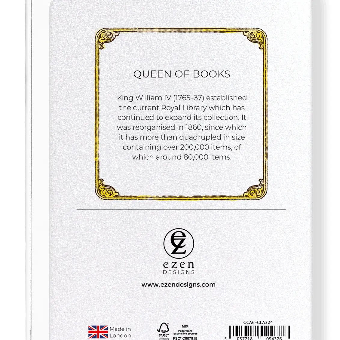 Carte postale Queen of Books